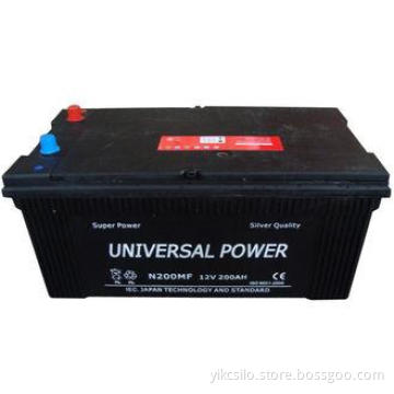 Rechargeable N200 high performance car Battery with Standar